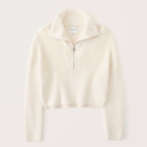 Abercrombie & Fitch Eyelash Half-Zip Sweater BNWT